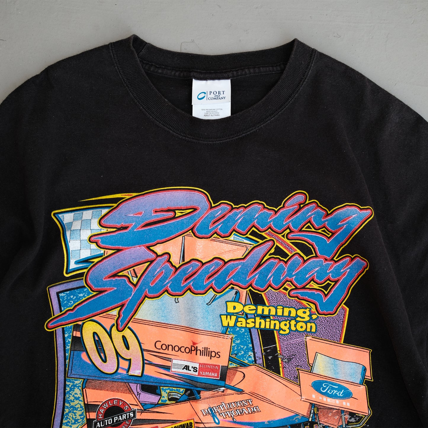 Vintage 08' Deming Speedway Clay Cup Nationals Tee