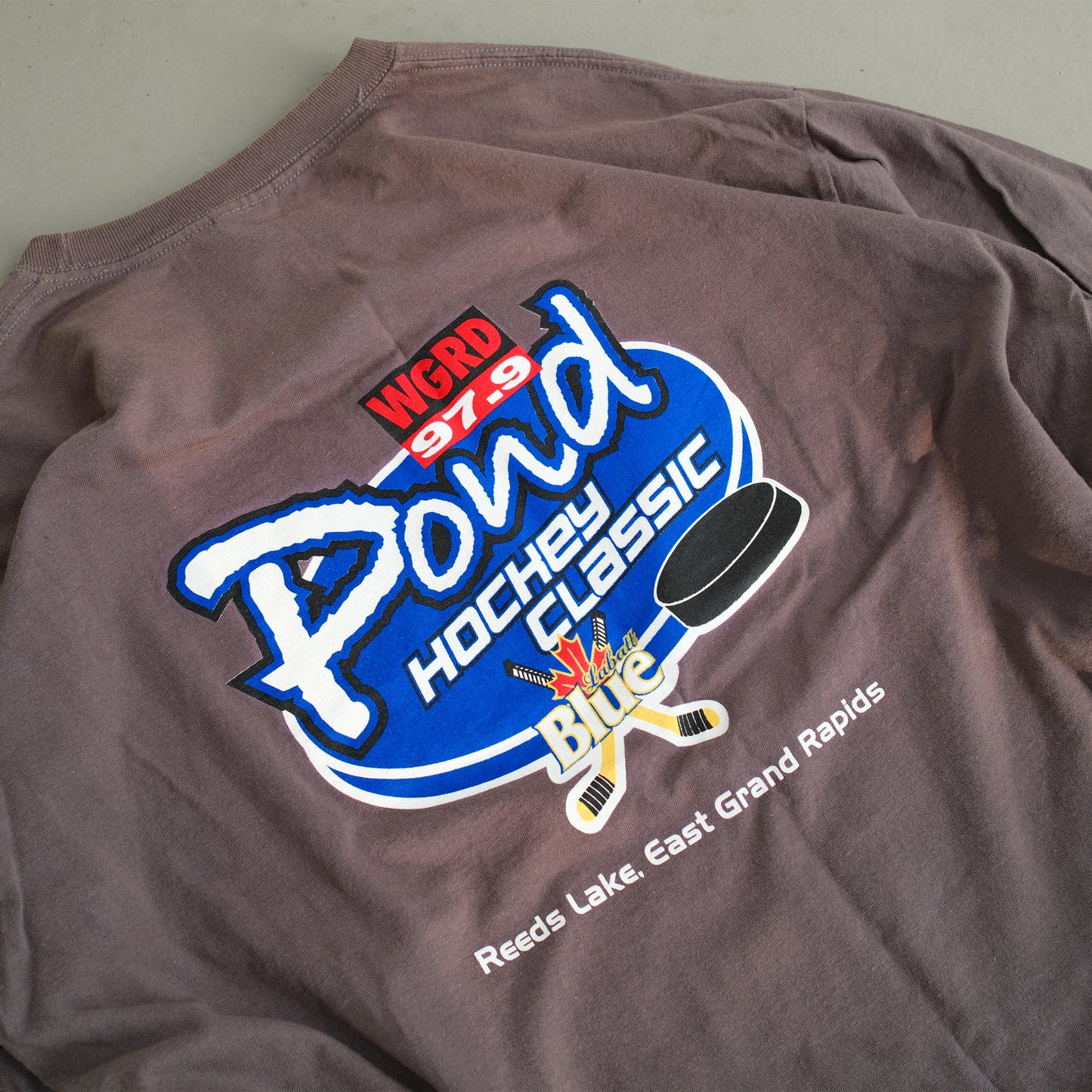 Vintage Pond Hockey Classic Long Sleeve Tee