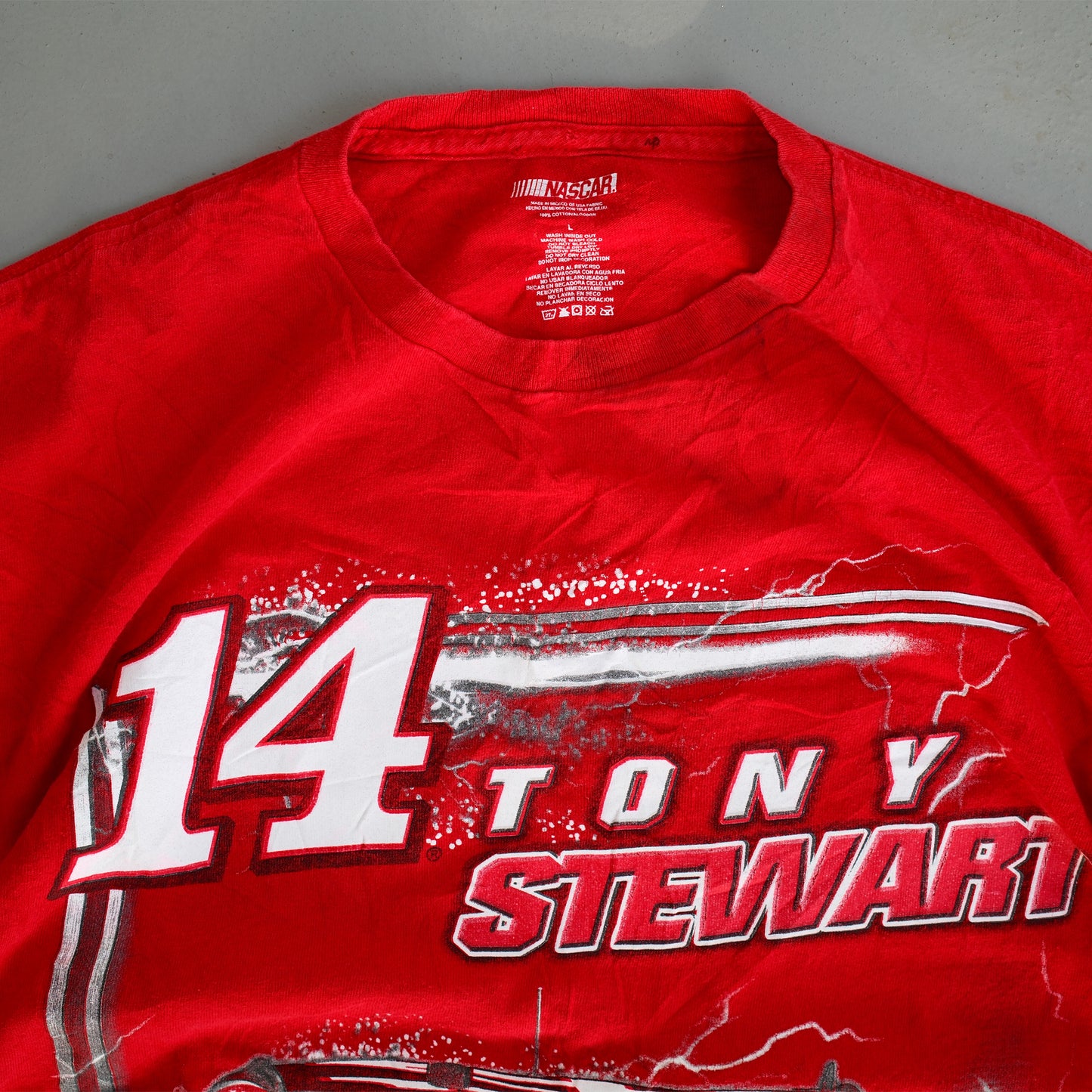 Vintage Nascar Tony Stewart #14 Racing Tee