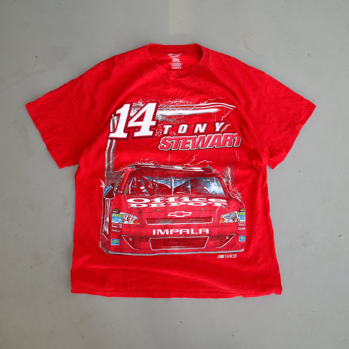 Vintage Nascar Tony Stewart #14 Racing Tee