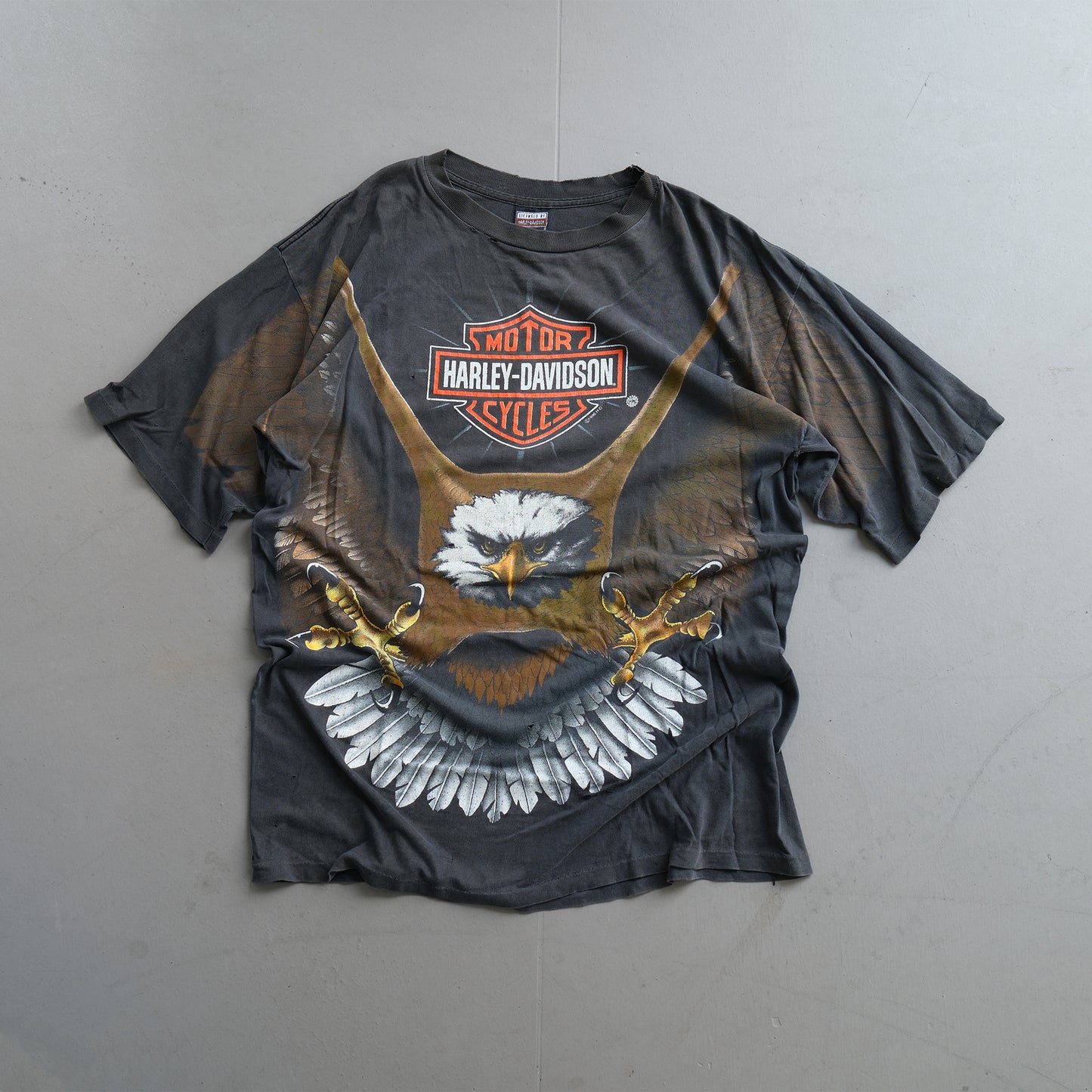 Vintage 96' Harley-Davidson All-Over-Print Eagle Tee