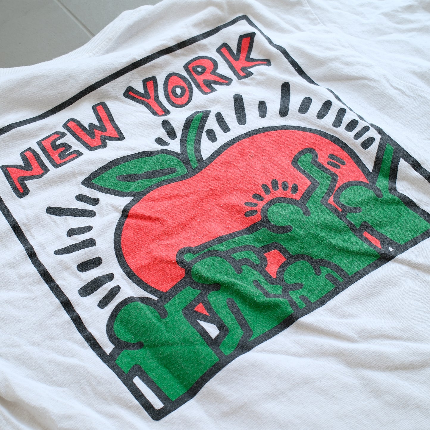 Vintage Keith Haring New York Big Apple Tee