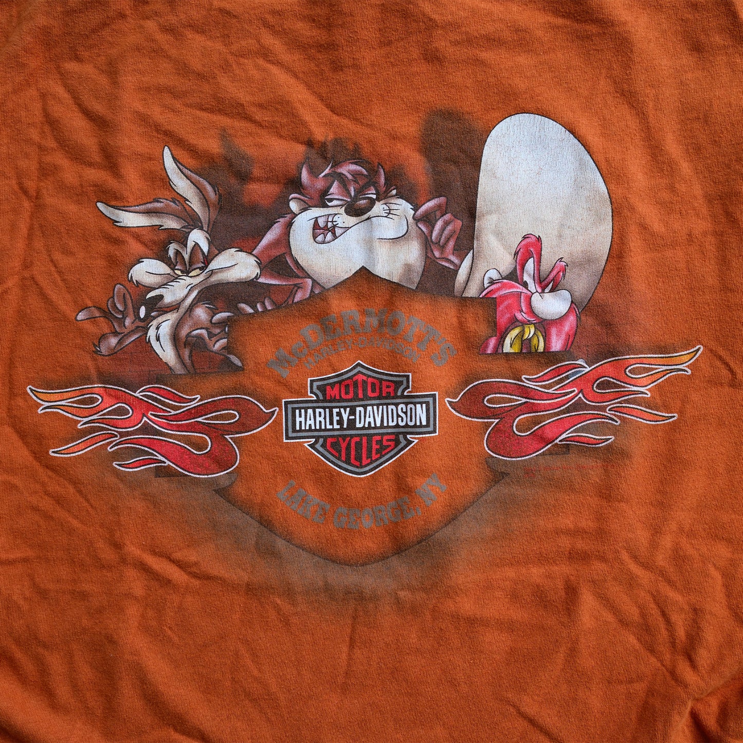 Vintage Harley-Davidson Looney Tunes Tee