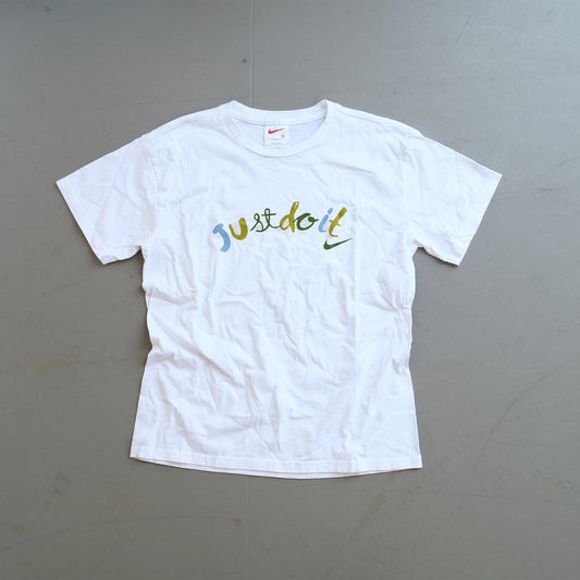 Vintage Nike Just Do It Multicolor Typography Tee